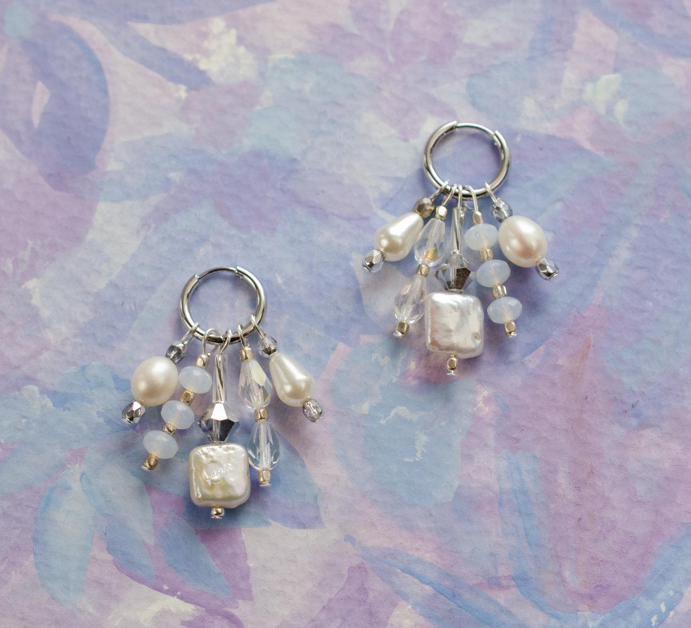 Moonfall Silver Earrings