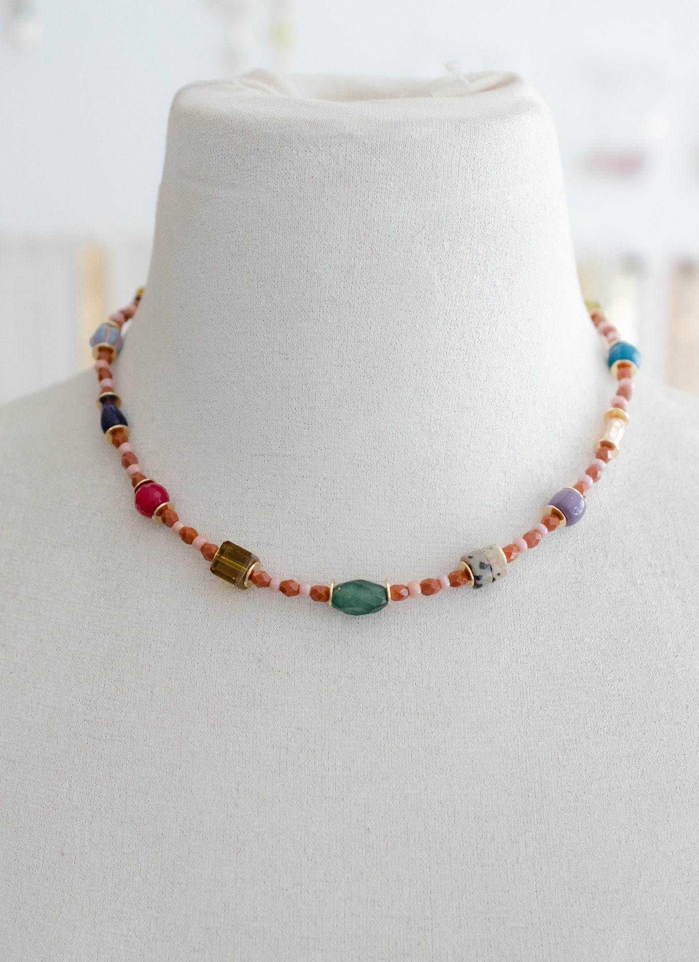 Inez Beaded Necklace