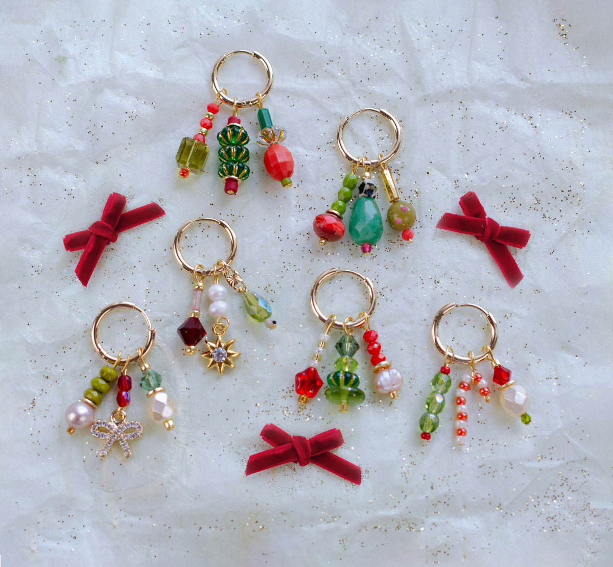 Mix and Match Christmas Charm Earrings