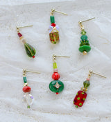 Holly Christmas Mix and Match Earrings