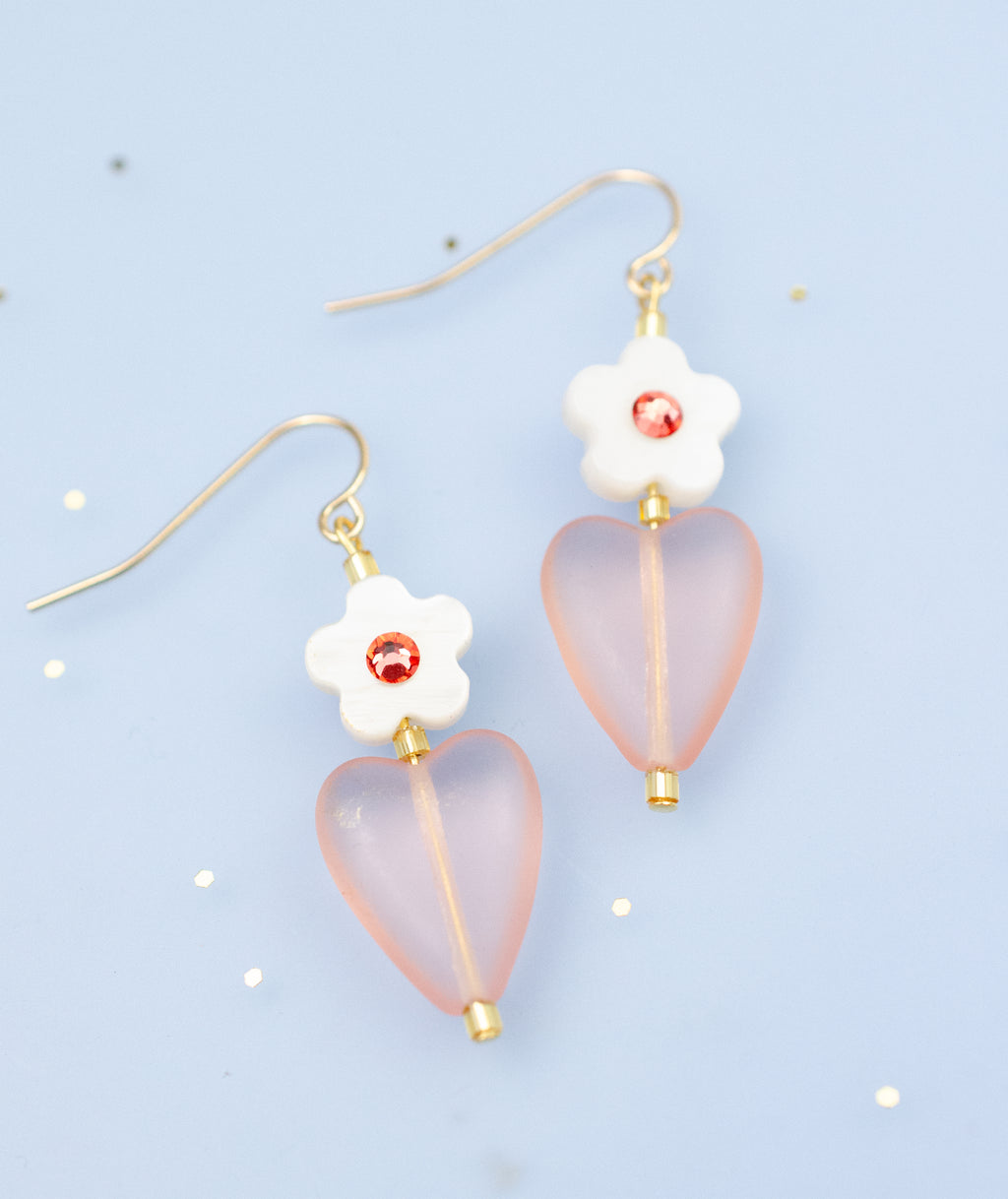 Freya Heart Earrings