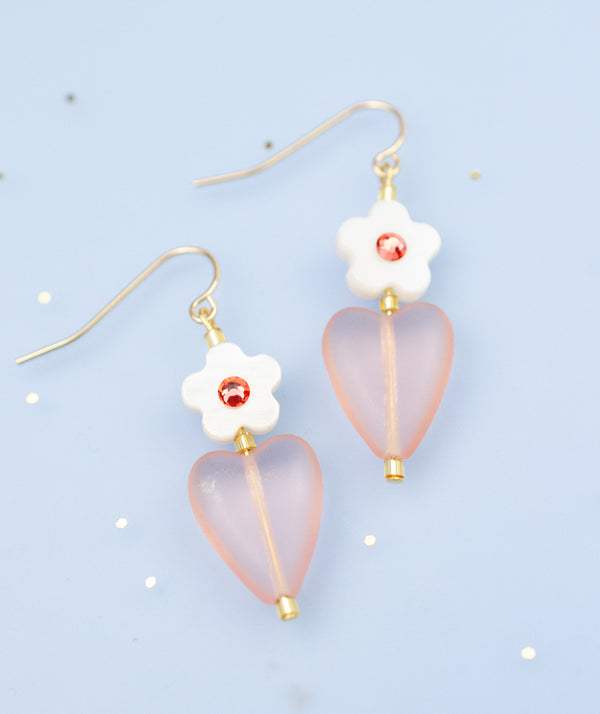 Freya Heart Earrings