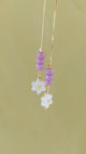 Flower Threader Earrings