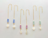 Flower Threader Earrings