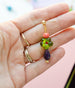 Glass Flower Earrings