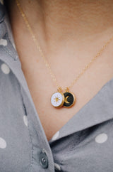 Sun & Moon Clay Necklace