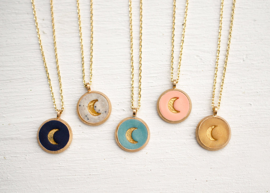 gold moon necklace, Celestial Jewelry, Bridesmaid Gift, Celestial Jewelry, astrology pendant, dainty moon, crescent pendant, gift for her