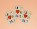 Heart pin, custom red heart, bridesmaid gift, gift for her, acrylic pin