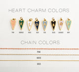 Heart Initial Necklace