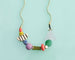 Kaleidoscope Statement Necklace, colorful statement necklace, maximalism, natural stone necklace, bold jewelry, rainbow necklace