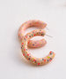 Hand painted Party Hoops, confetti hoops, statement earrings, gifts for her, statement jewelry, colorful earrings, wooden hoops