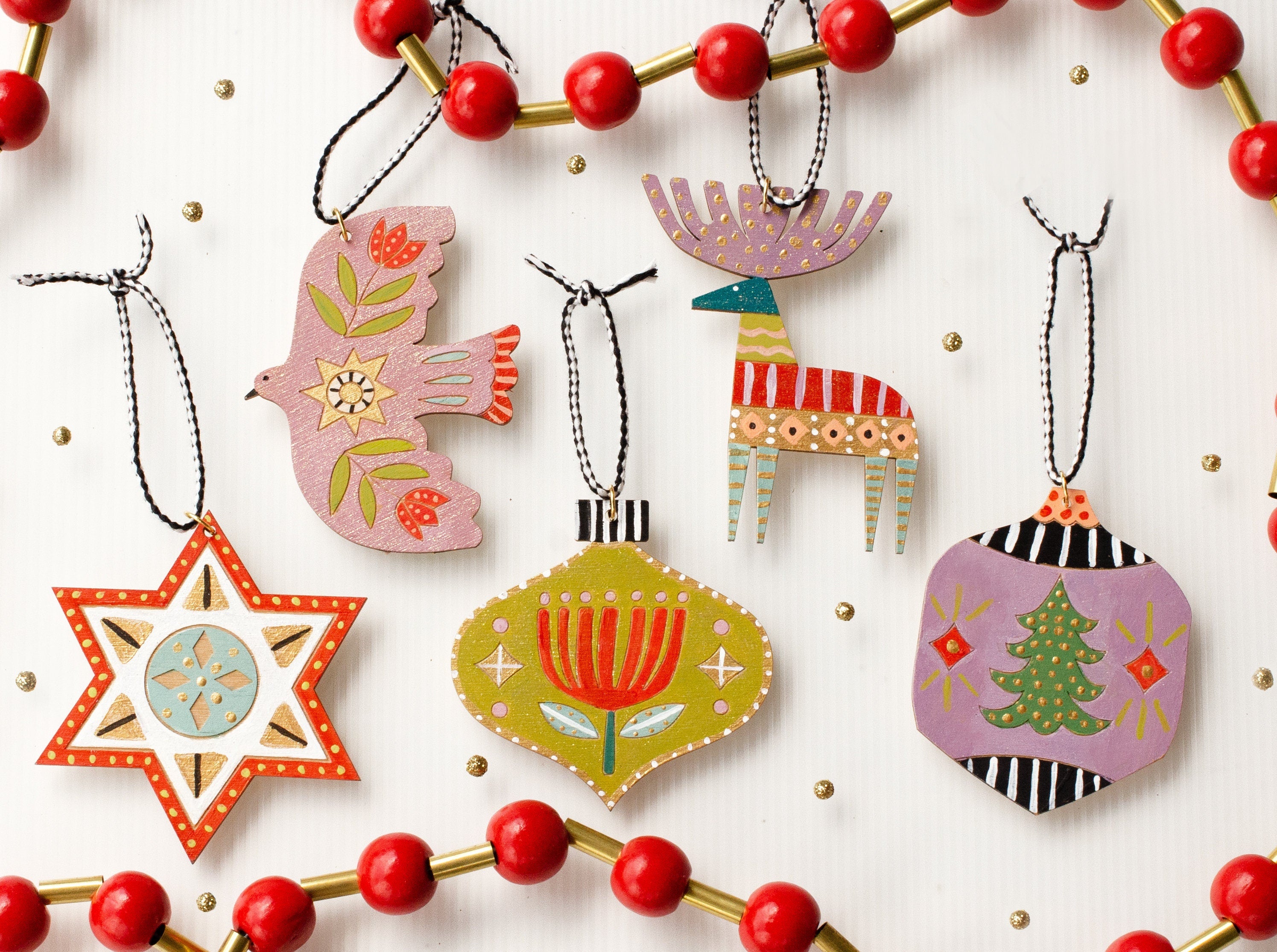 Holiday & Seasonal :: Christmas :: Craft Kit, Christmas Ornament Craft Kit,  DIY Craft Kits, Christmas Crafts, Holiday Crafts, DIY Ornaments, Natural Wood  Ornaments