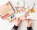 DIY Kit, Yuletide Christmas Tree Ornament Kit, Painting Craft Kit, DIY Holiday decor Holiday Kit, colorful holiday decor, Folk art