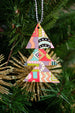 DIY Christmas Kit, Ornament Painting Kit, Holiday craft, Wooden Christmas tree, Wood Painting, Christmas craft, Holiday Party Craft, Mod Kit