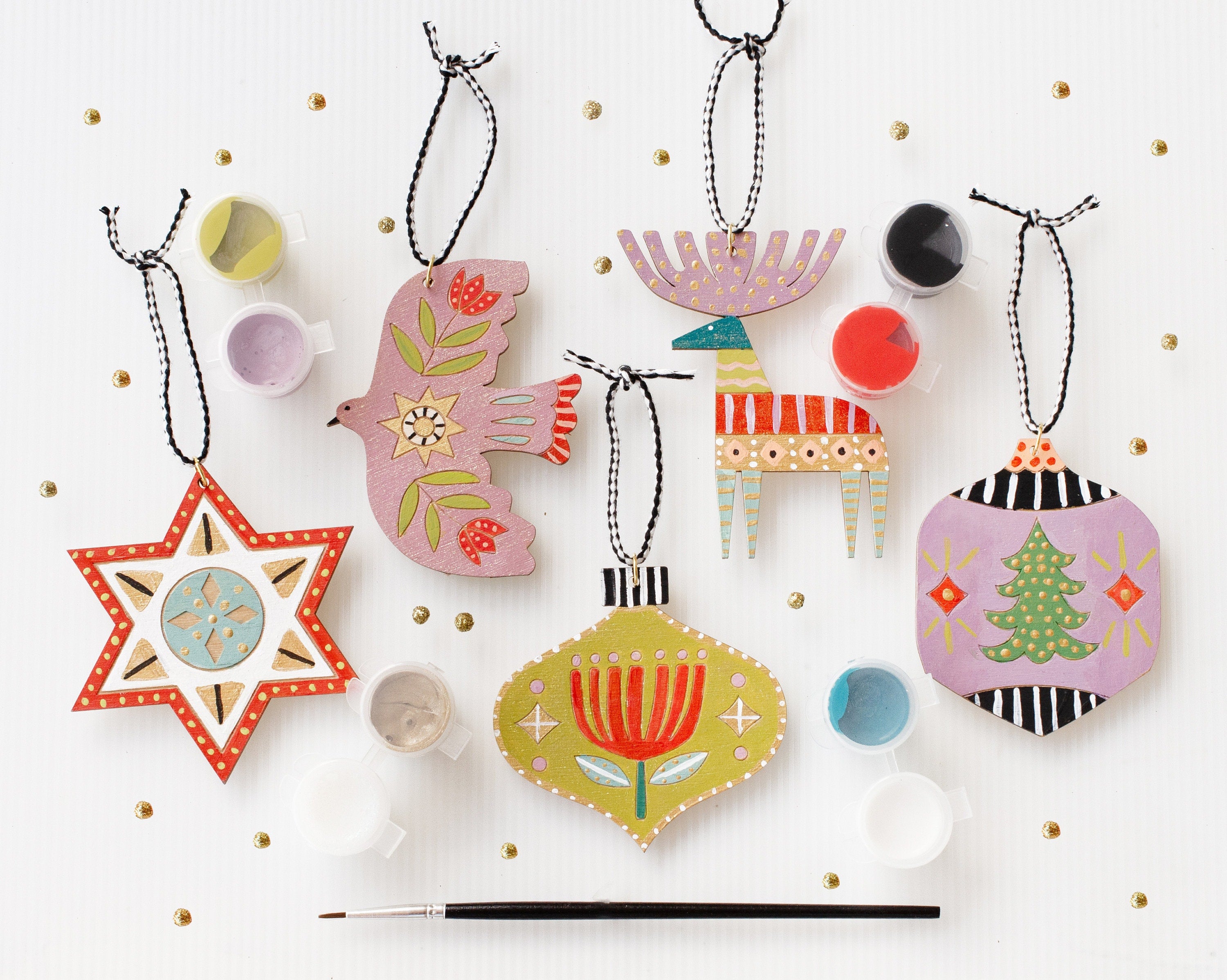Christmas Felt Ornaments - Kids Holiday Arts and Crafts Box