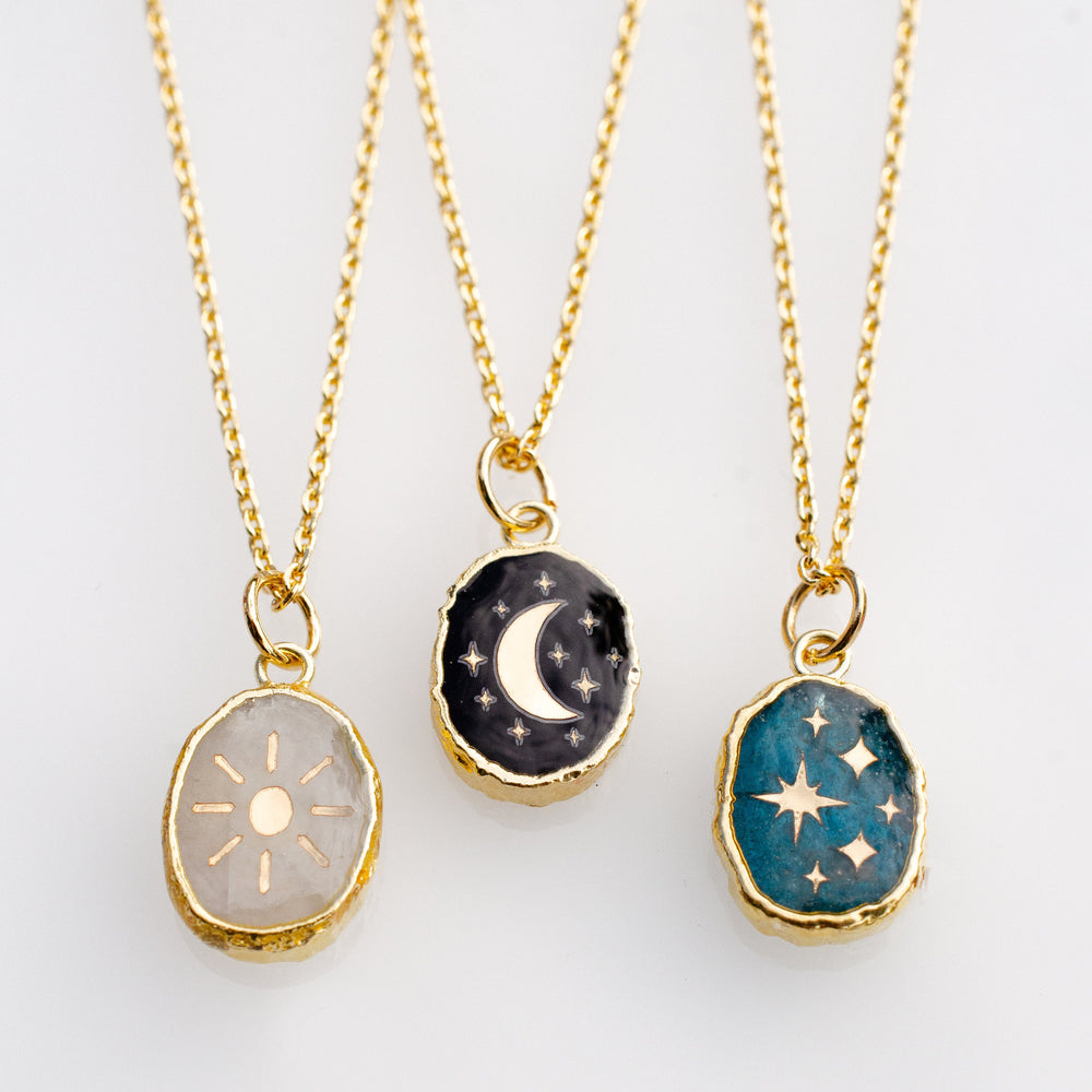 Celestial Gemstone Necklace