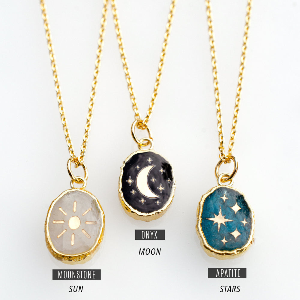 Celestial Gemstone Necklace