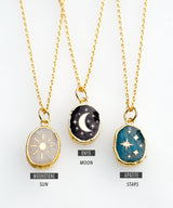 Celestial Gemstone Necklace