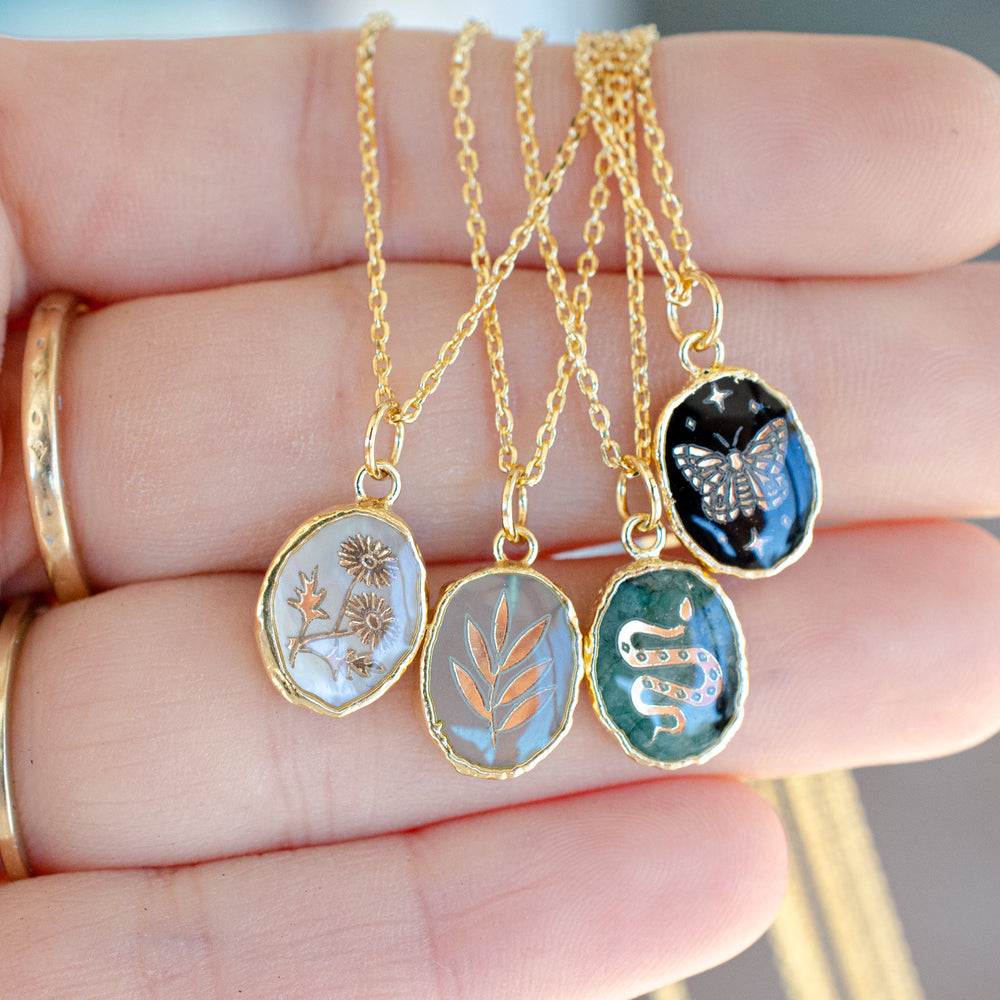 Gemstone Birthstone Necklace