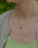 gemstone initial necklace, rose quartz bar necklace, gold initial necklace, letter necklace, birthstone necklace, personalized gift