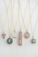 Personalized Initial Necklace, mother's day gift, mom jewelry, new mom gift, Pearl necklace, rose quartz pendant, necklace, custom necklace
