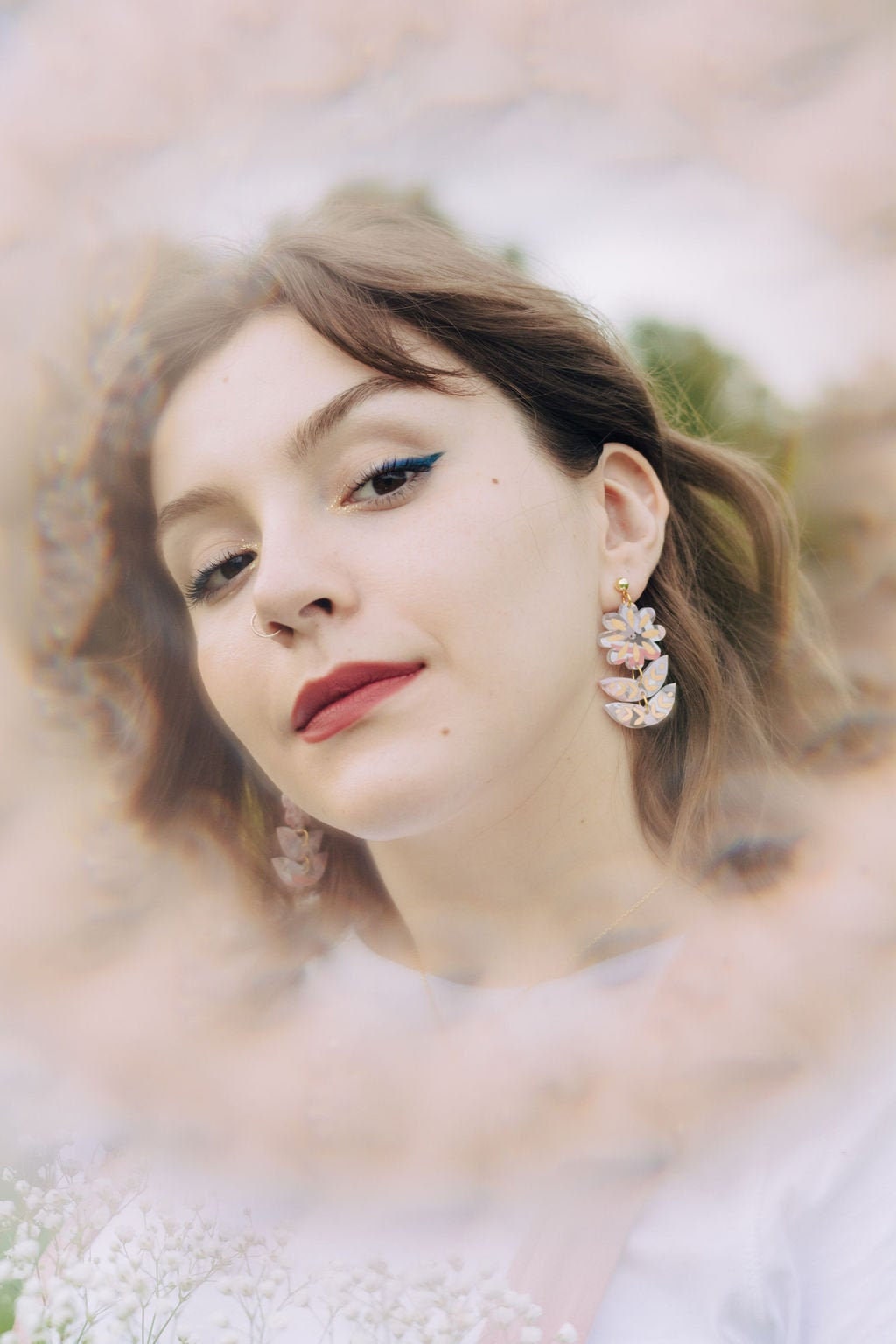 Wisteria Flower Earrings