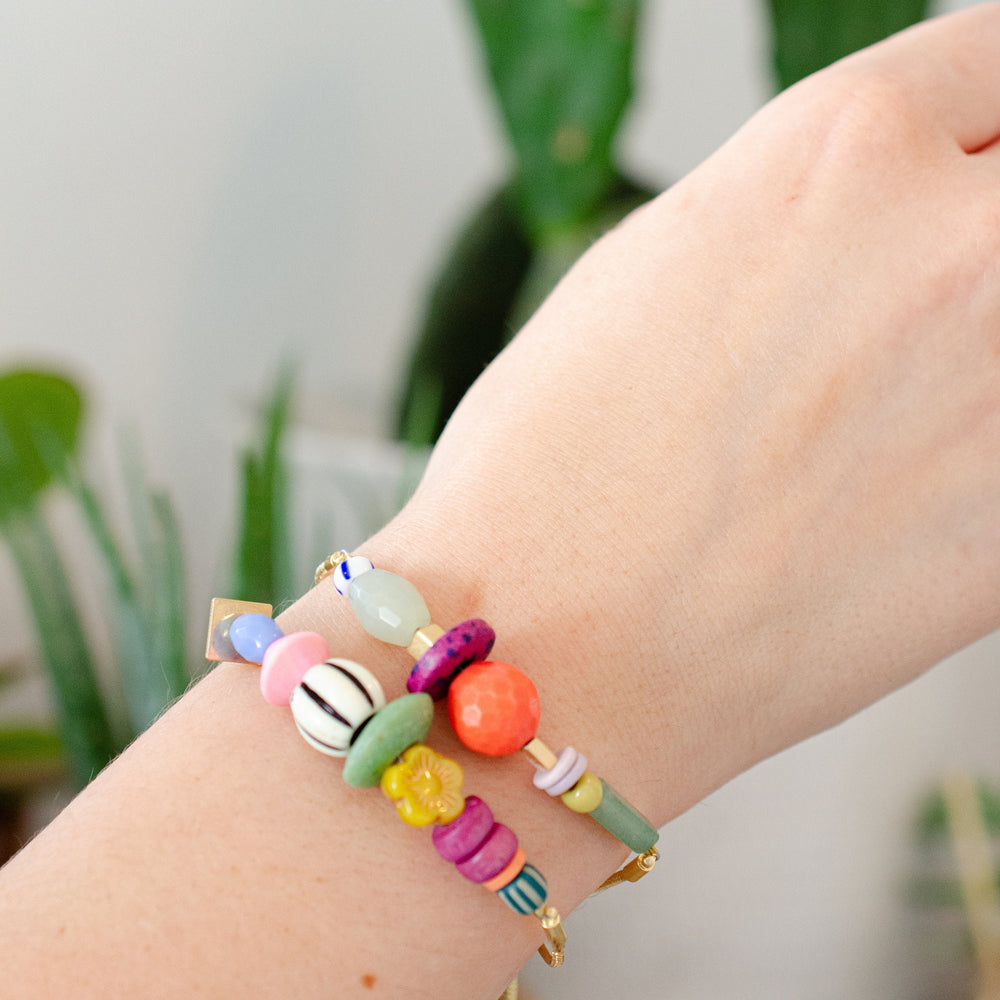Beaded Pull Tie Bracelets