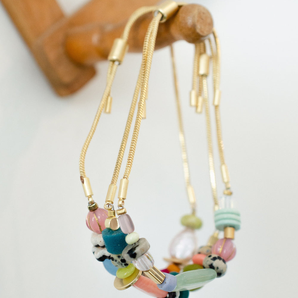 Beaded Pull Tie Bracelets