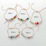 Beaded Pull Tie Bracelets