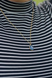 Oval Initial Gemstone Necklace, Gold initial necklace, initial pendant necklace, bridesmaid gift, birthstone necklace, natural gemstone