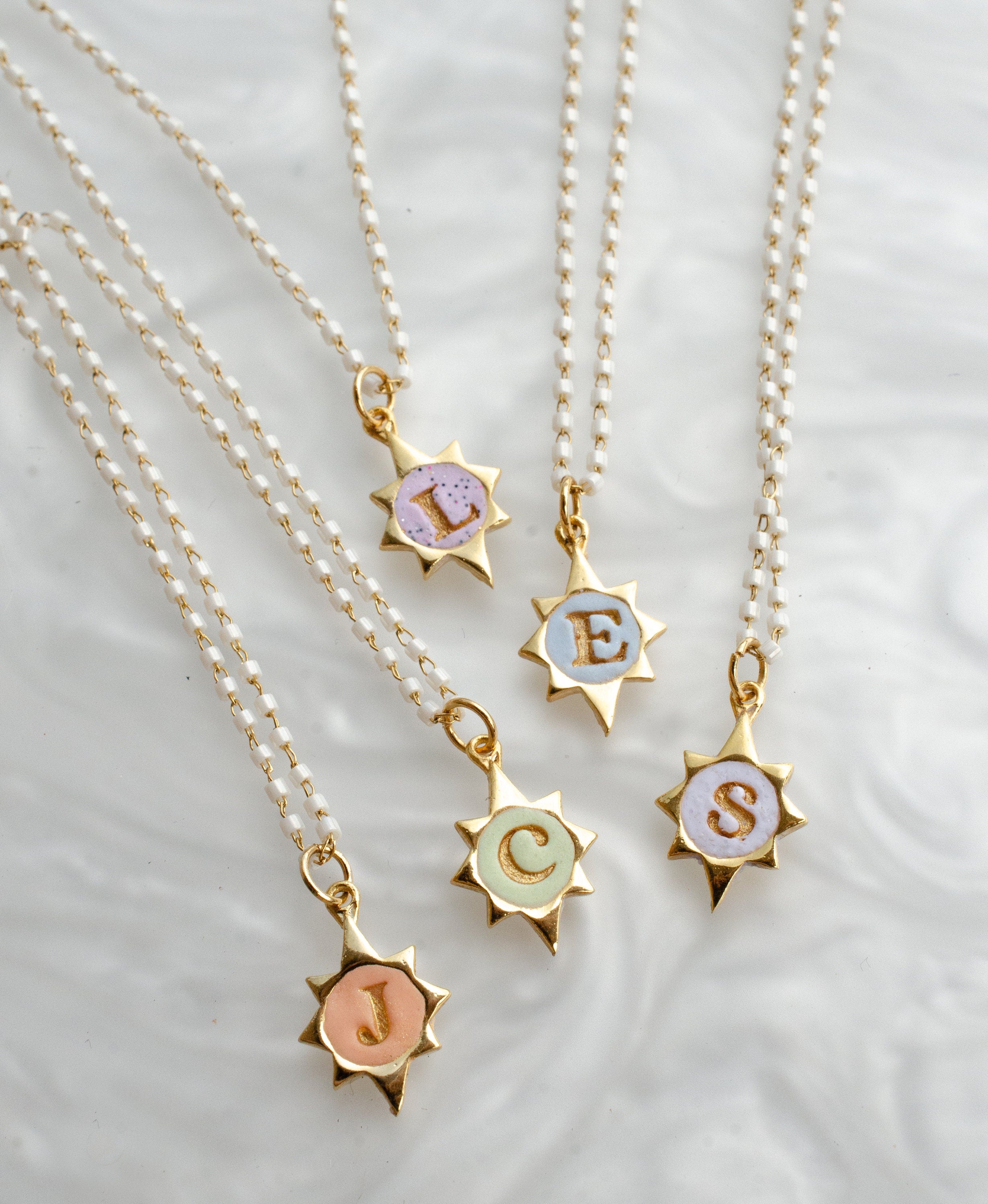 Initial star necklace deals