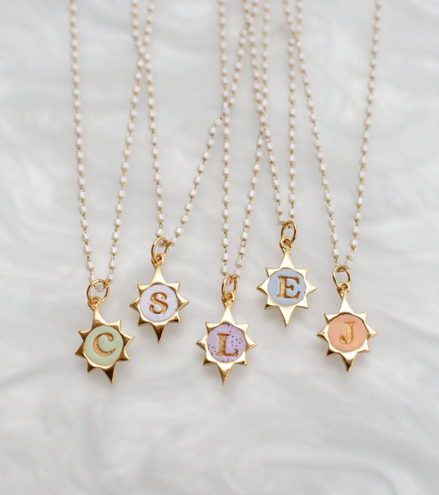 Personalized Initial Star Necklace