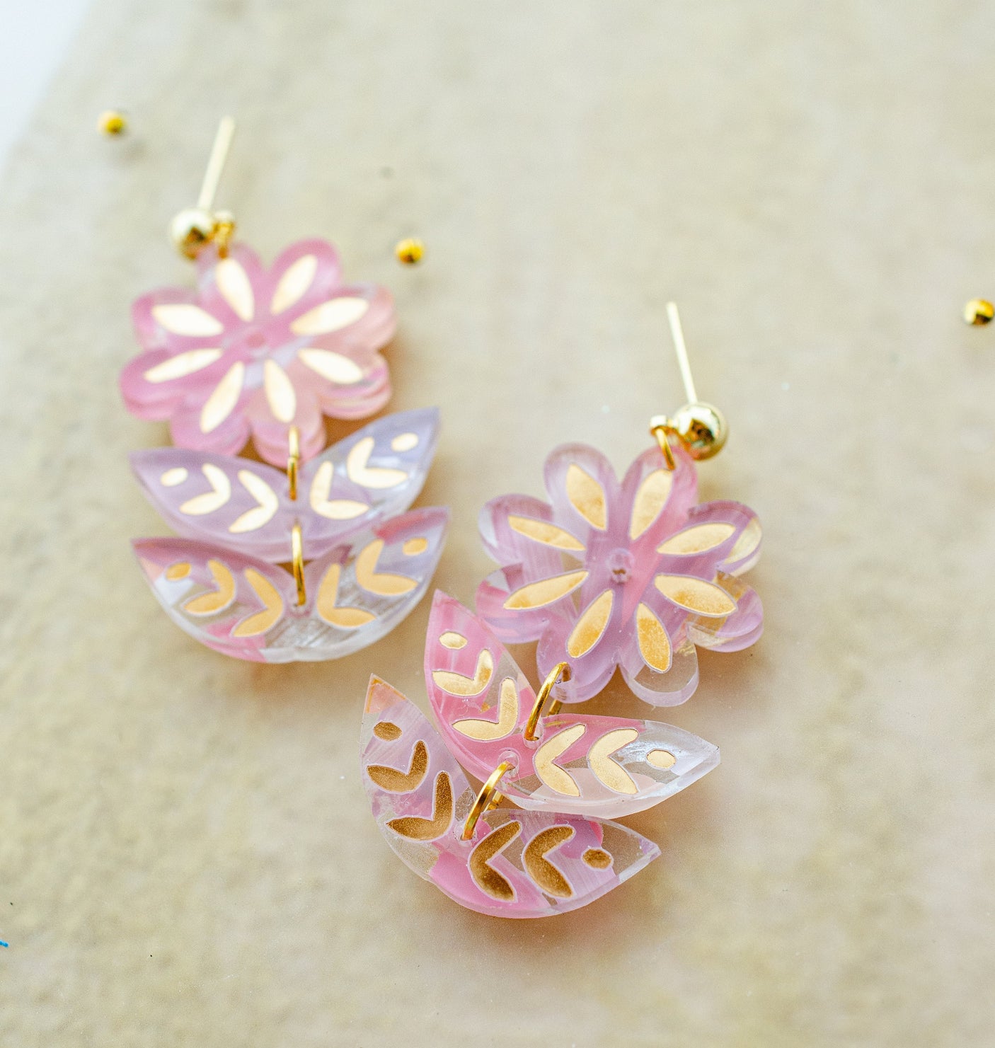 Wisteria Flower Earrings