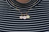 Custom Clay Initial Necklace