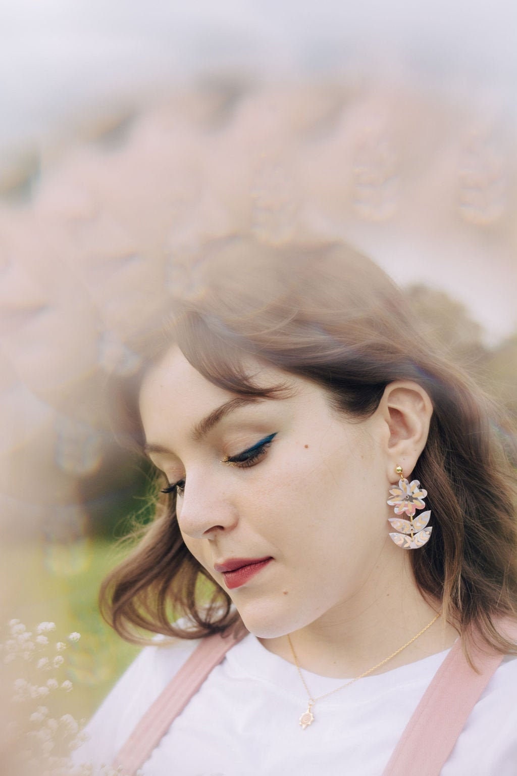 Wisteria Flower Earrings