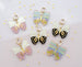 Butterfly statement earrings, acrylic earrings, gold butterfly, butterfly jewelry, celestial jewelry, 90's earrings, acrylic jewelry