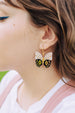 Butterfly statement earrings, acrylic earrings, gold butterfly, butterfly jewelry, celestial jewelry, 90's earrings, acrylic jewelry