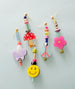 90s beaded statement earrings, mix and match earrings, y2k earrings, mushroom earrings, flower earrings, peace sign earrings,