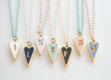 Heart Initial Necklace