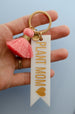 Bridesmaids gift keychain, personalized name keychain, modern keychain, custom name keychain, personalized gift, keychain with tassel,