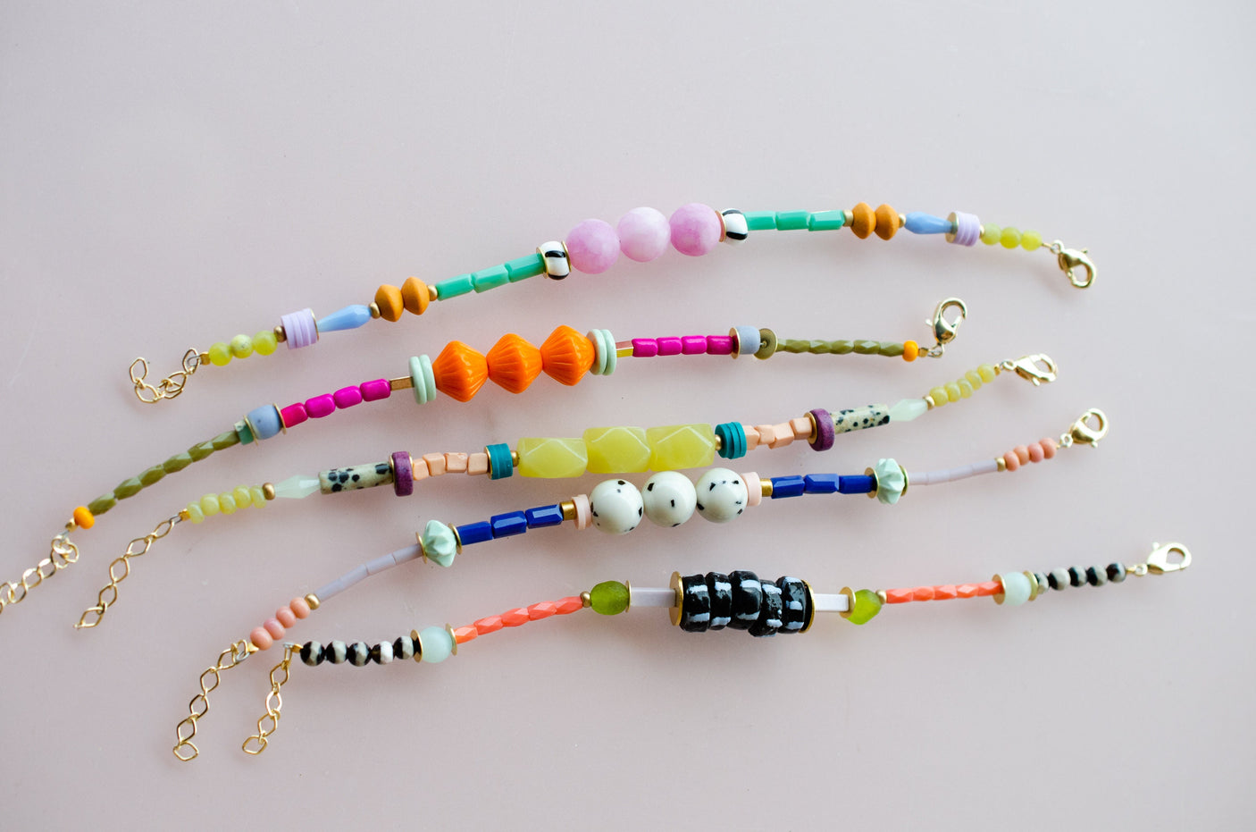Zinnia Beaded Bracelets