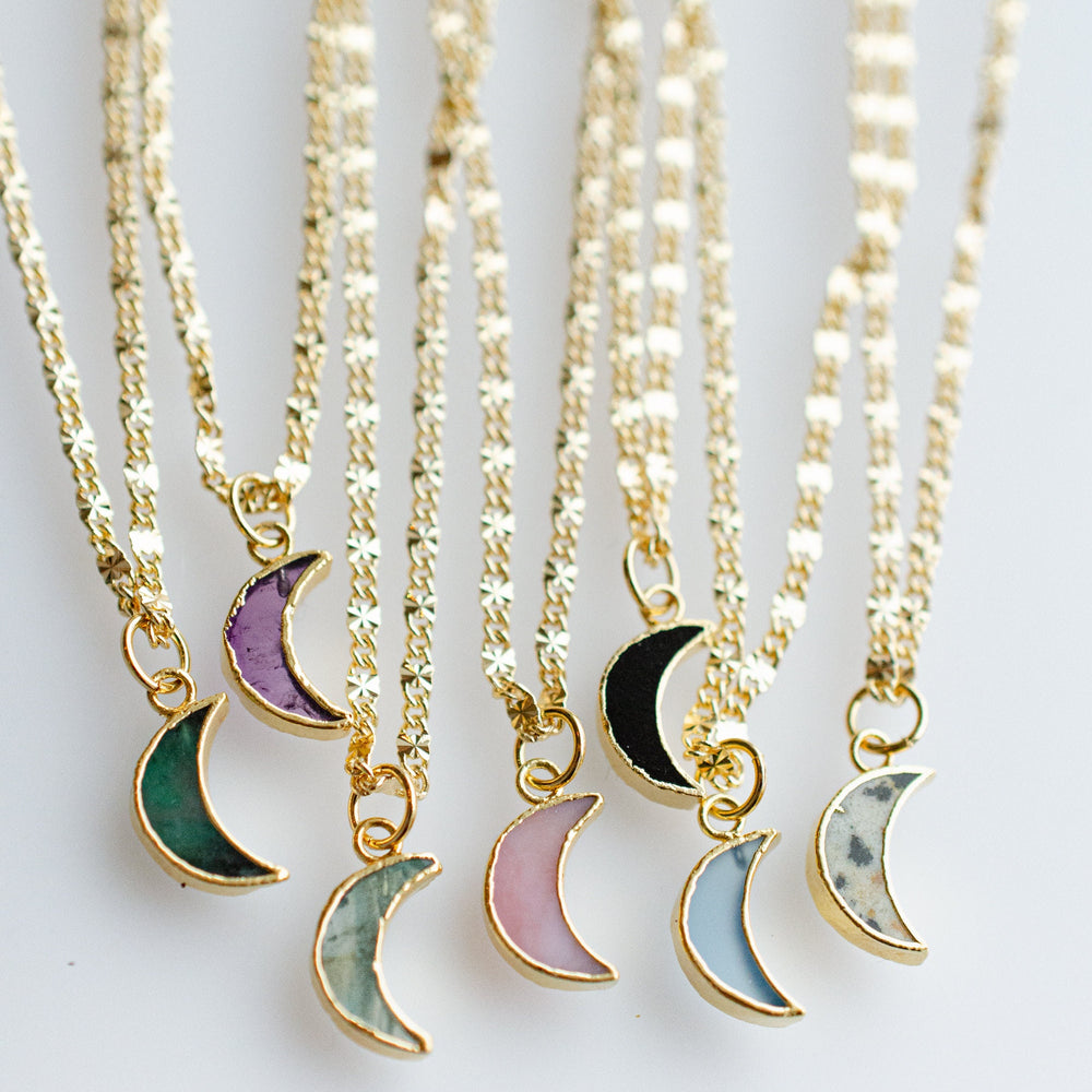 Moon Gemstone Necklace