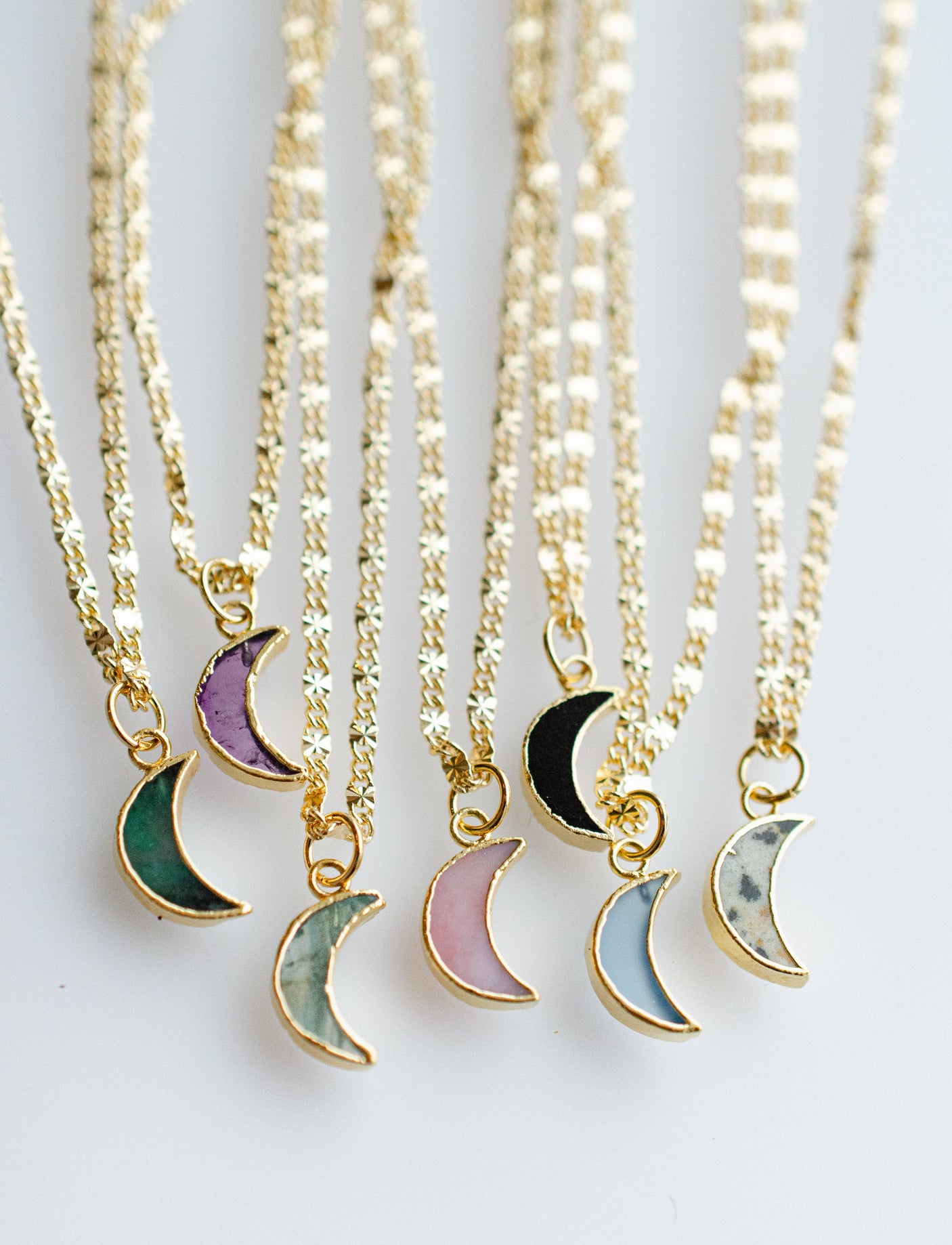 Moon Gemstone Necklace