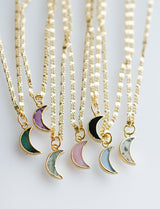 Moon Gemstone Necklace