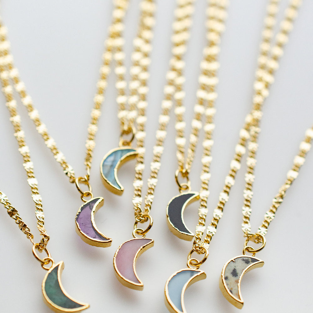 Moon Gemstone Necklace
