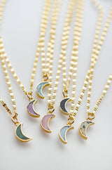 Moon Gemstone Necklace