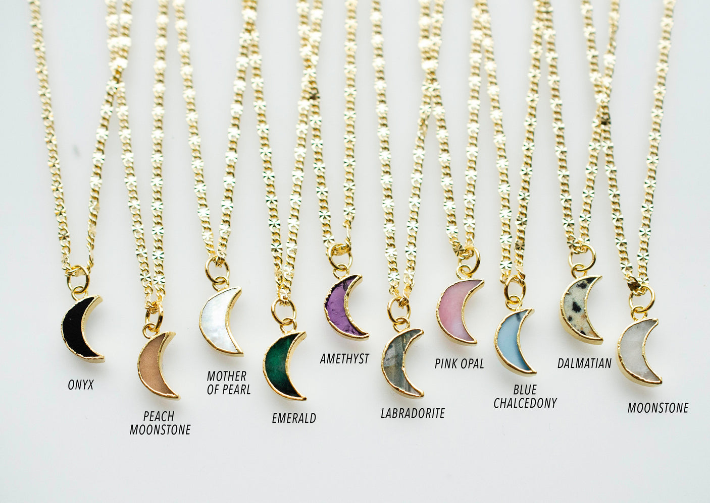 Moon Gemstone Necklace