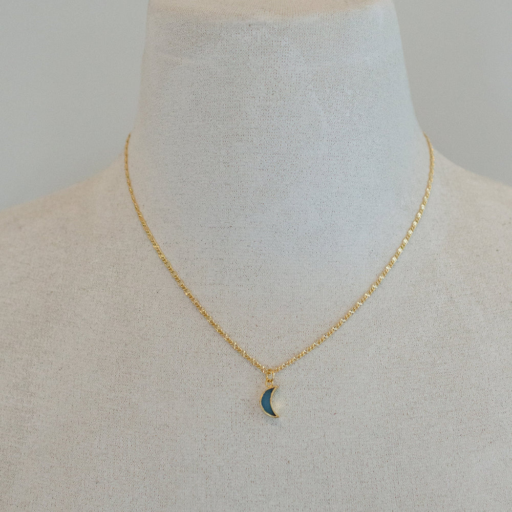 Moon Gemstone Necklace