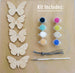 DIY  Ornament Painting Kit, Butterfly kit DIY Craft Painting, Christmas ornament, Party kit, craft for kids, Holiday painting kit
