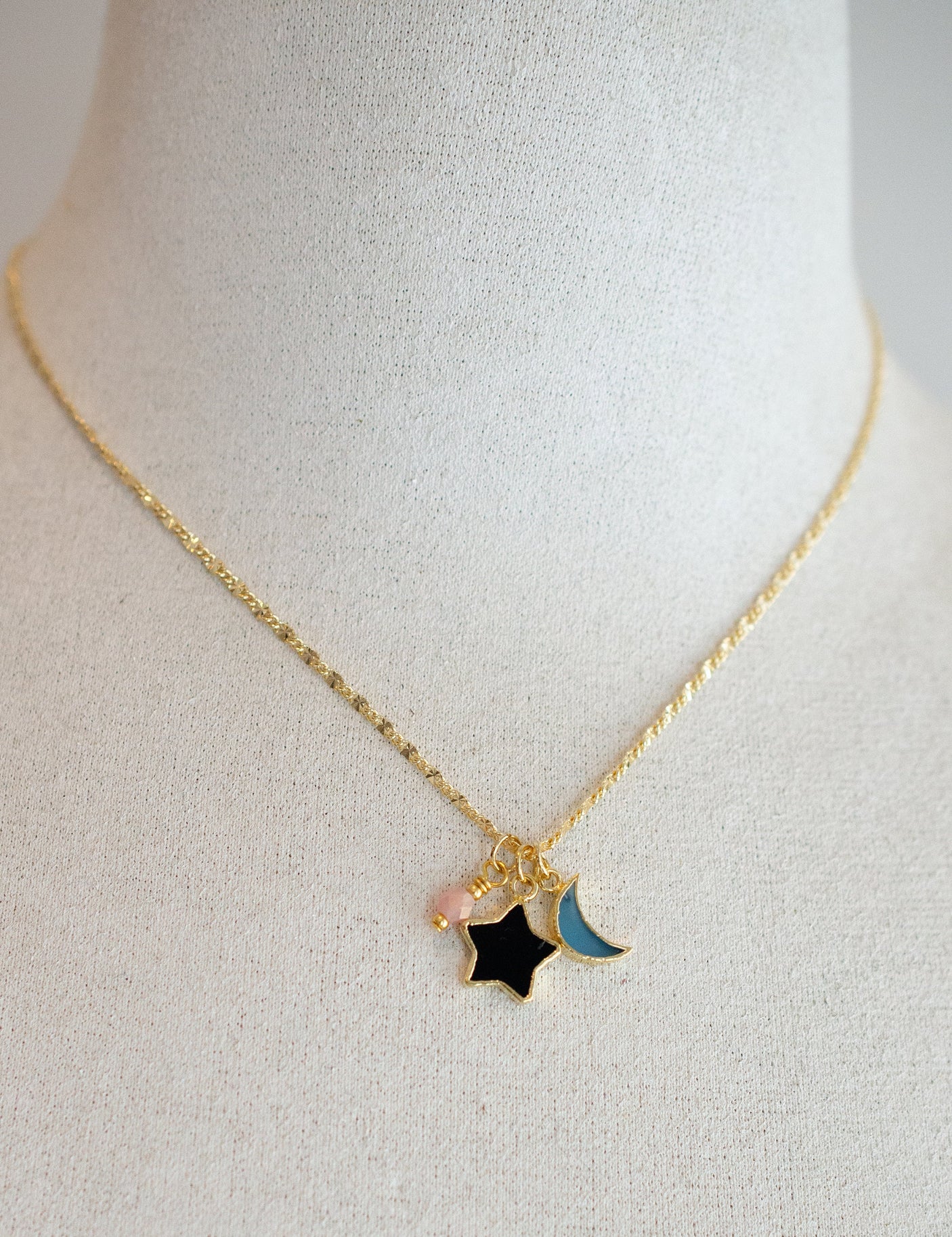 Moon / Star Charm Necklace
